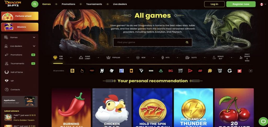Dragonslots Casino – 10.000 Spiele und Zeus vs Hades 250 verfügbar