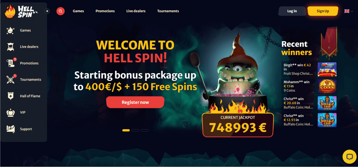 Hellspin Casino – Zeus vs Hades spielen mit 4.000 Spielen und Curaçao-Lizenz