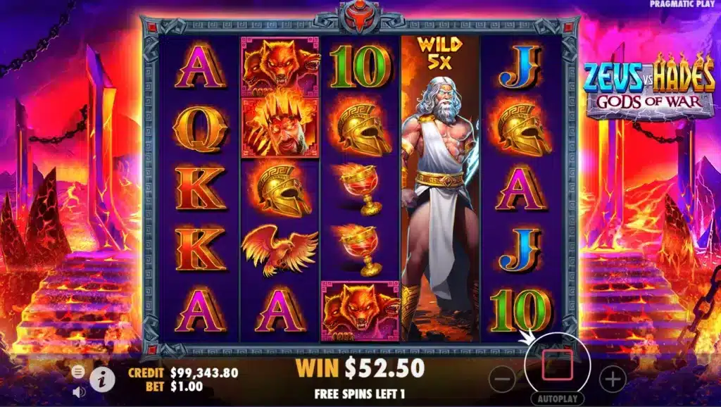 Zeus vs Hades – Gods of War: Spielmerkmale und Symbole